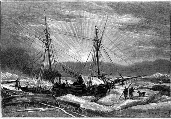 THE SCHOONER “UNITED STATES” AT PORT FOULKE. THE SCHOONER “UNITED STATES” AT PORT FOULKE