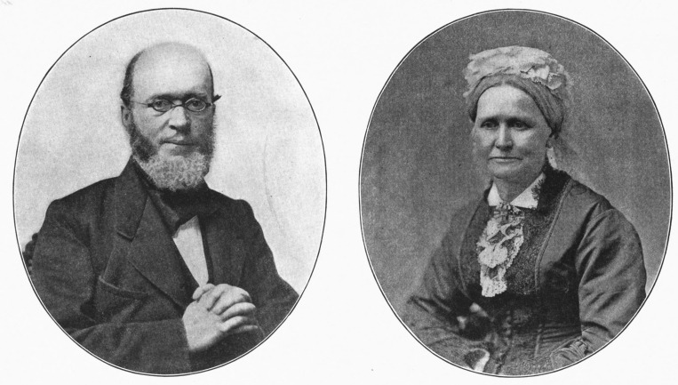 Henry James, Sr., and his Wife. Henry James, Sr., and his Wife.