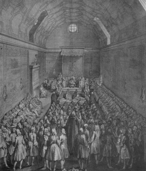 THE HOUSE OF LORDS IN 1742 THE HOUSE OF LORDS IN 1742
