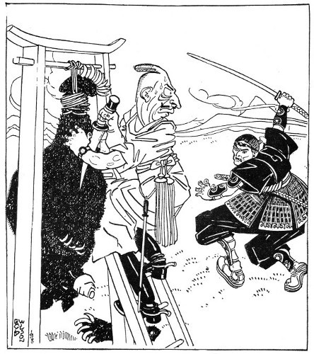 English Cartoon, A Threat from the Orient English Cartoon, A Threat from the Orient