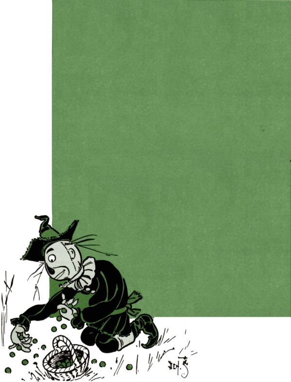 Scarecrow gathering berries Scarecrow gathering berries