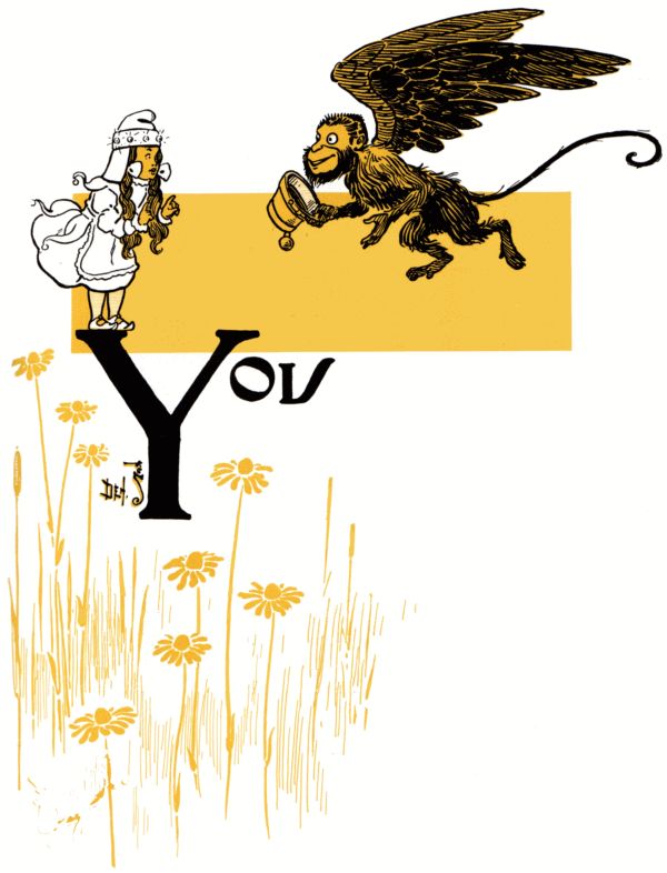 Dorothy and the leader of the flying monkies Dorothy and the leader of the flying monkies