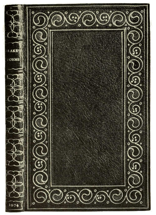 BOOKBINDING IN NIGER MOROCCO, WITH INLAY AND GOLD TOOLING BY R. DE COVERLY AND SONS