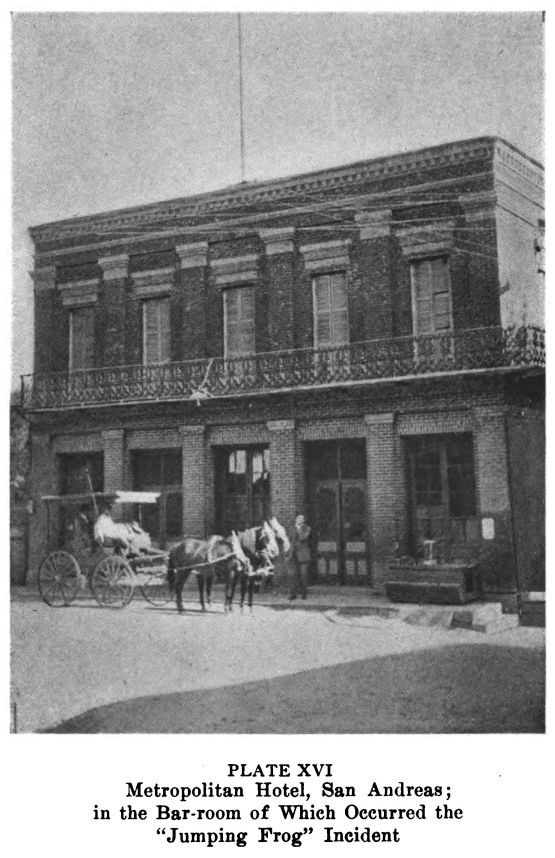 Hotel of the 'jumping Frog'. Plate16