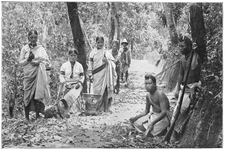 A Rest by the Way—on the Way to the Jhums. Lushais and Pois.