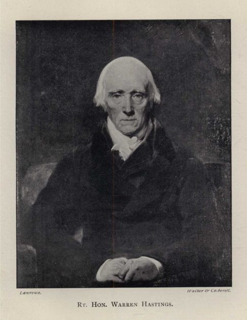 RT. HON. WARREN HASTINGS.