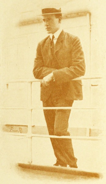 Burton on a steamer Burton on a steamer