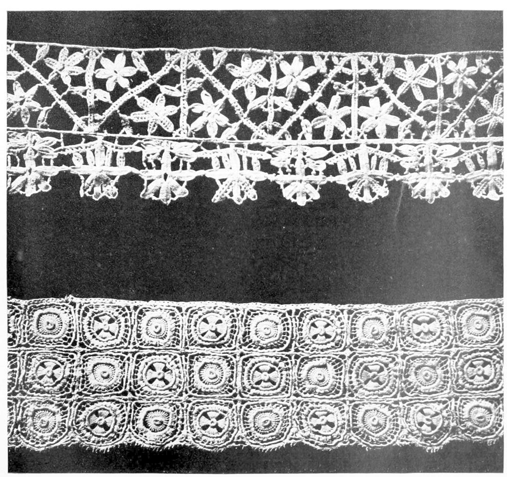 Two bands of lace Two bands of lace