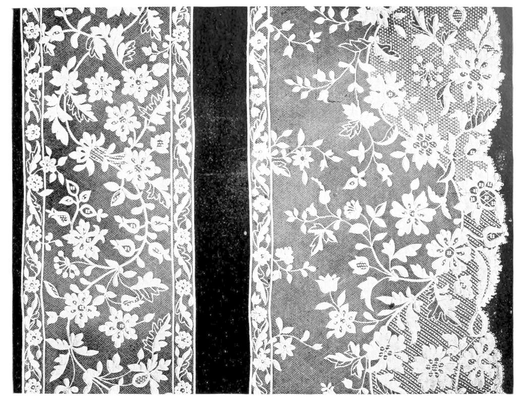 Lace with flowers Lace with flowers