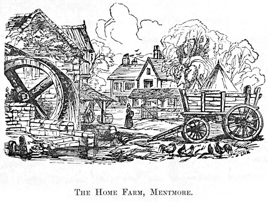 Plate from the Article Earl of Rosebery Illustration titled THE HOME FARM, MENTMORE.