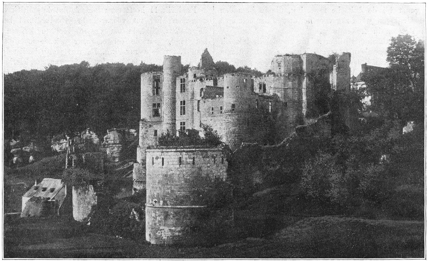 Beaufort met zijn ruĂŻnen.