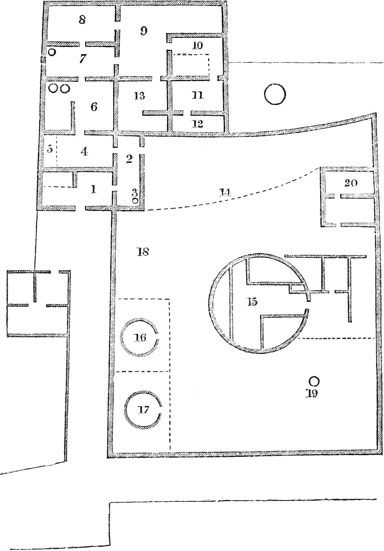 Ground-plan of House in Kúkawa Ground-plan of House in Kúkawa