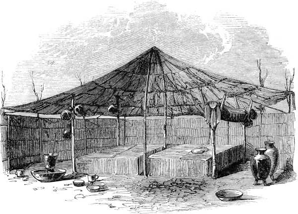 Interior of Imóshagh Tent