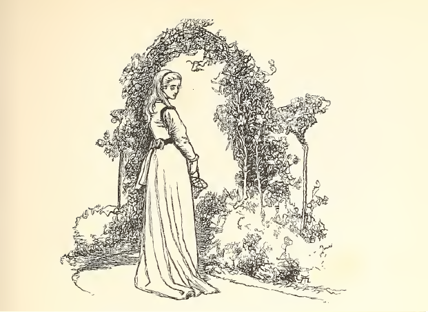 Roses blushing red and white